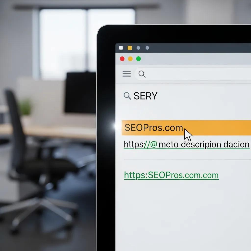Search results page highlighting a well-optimized website for SEO visibility