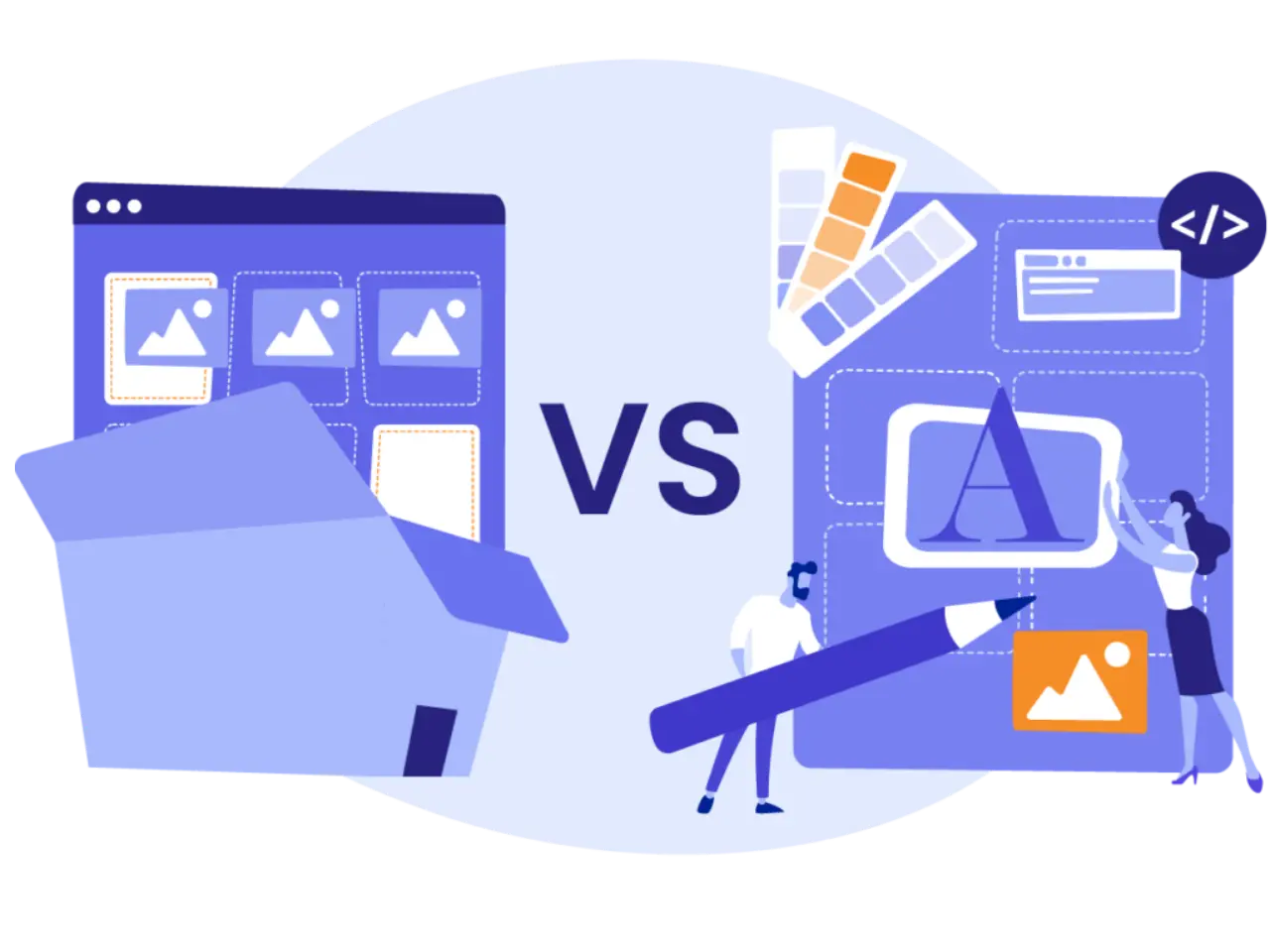 Advantages of a custom theme vs. premade theme