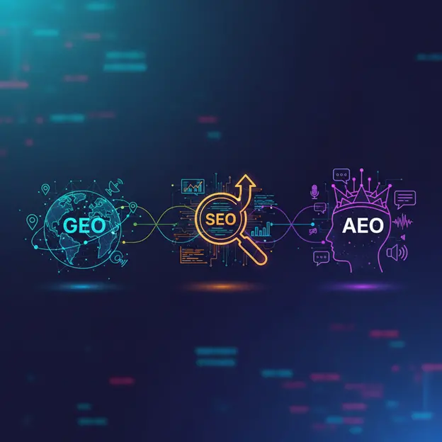 What are the Differences? AEO, GEO, SEO Guide