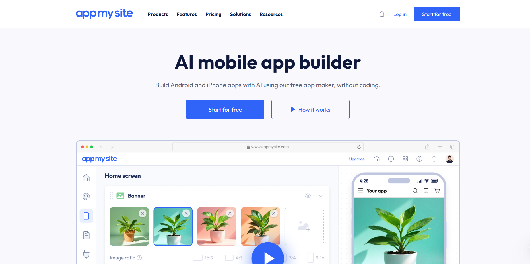 AppMySite Plugin Screenshot