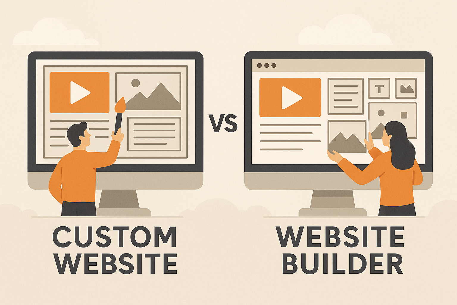 Custom Websites or Builders: Crucial Comparisons for Your Best Choice