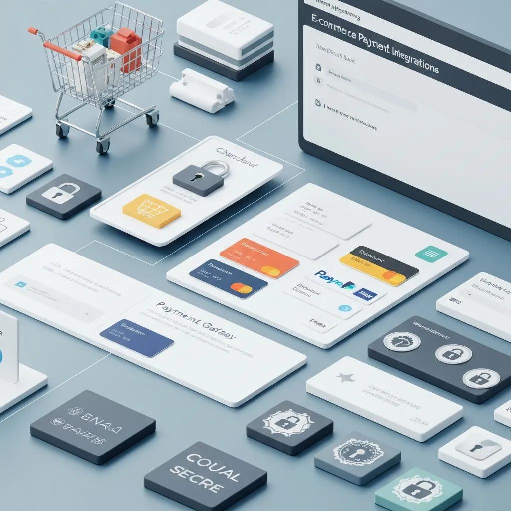 Elements of e-commerce: product catalog, cart, checkout and payment gateway