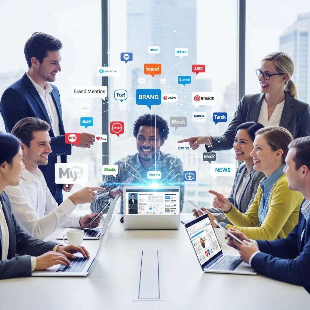 Team planning brand mentions to improve AI visibility