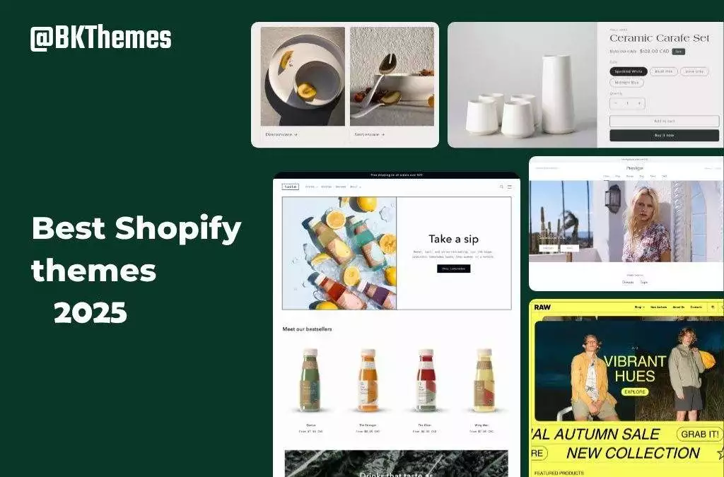 Top 10 Shopify Themes for a Stunning Online Store Design