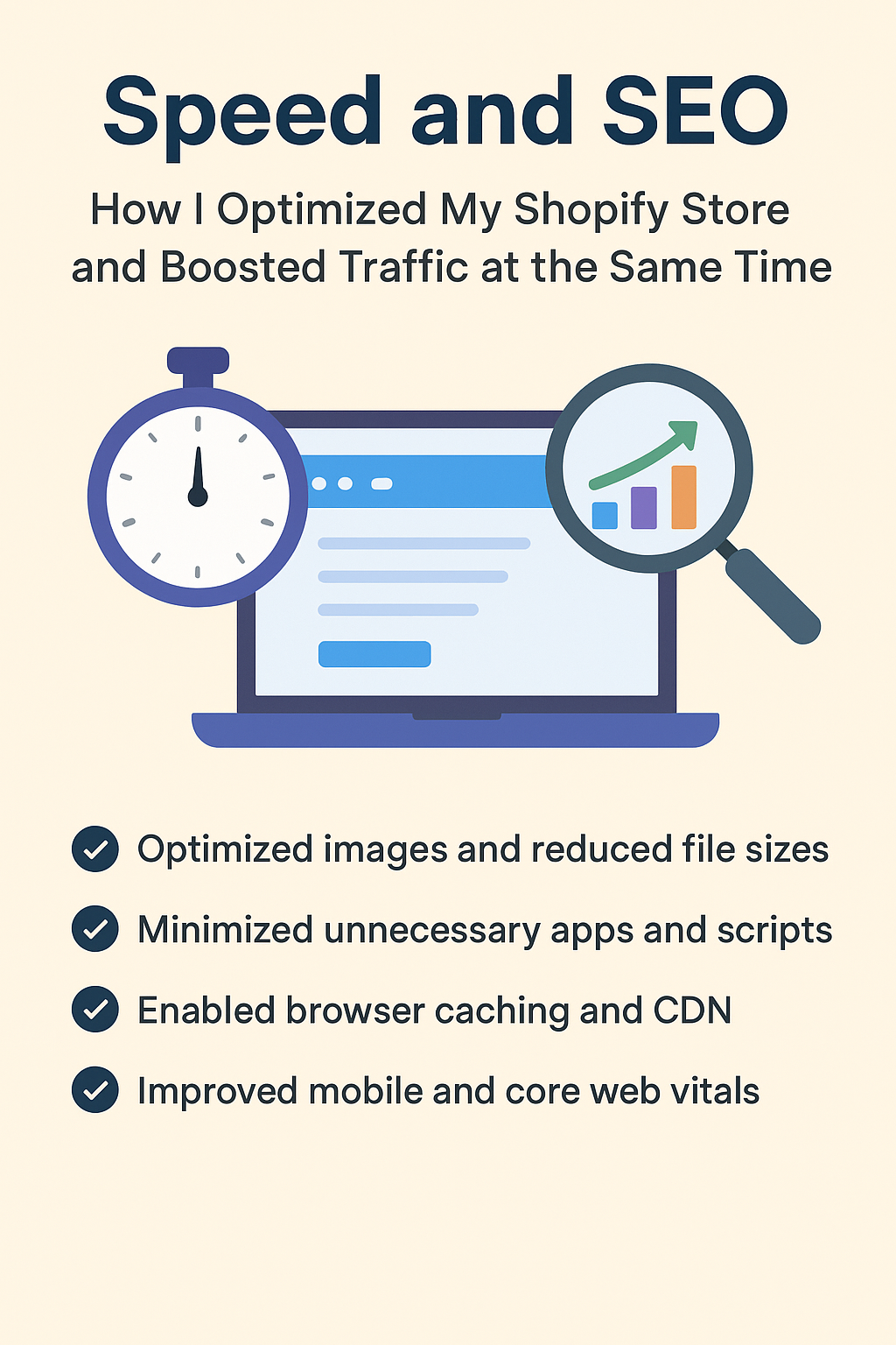 Speed and SEO: How I Optimized My Shopify Store and Boosted Traffic at the Same Time