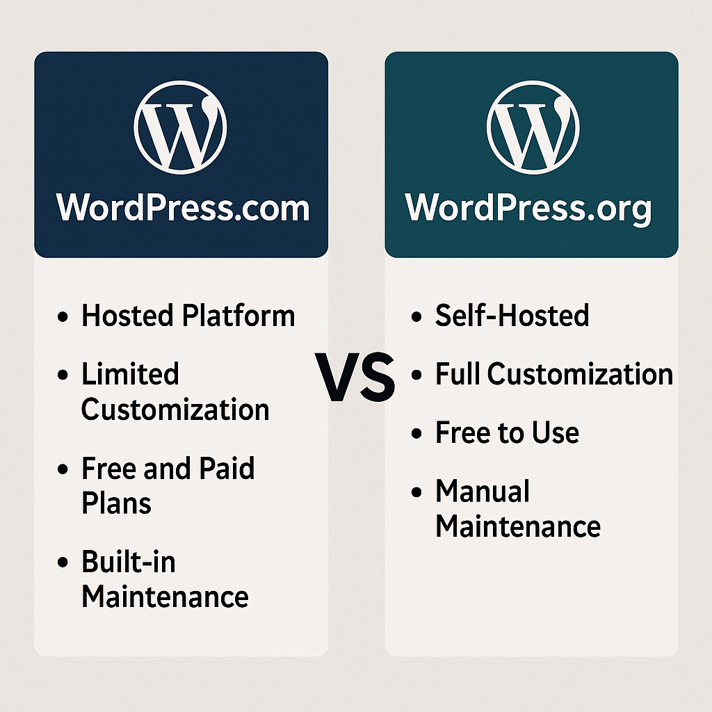 WordPress.com vs WordPress.org — Which One Fits Your Project?