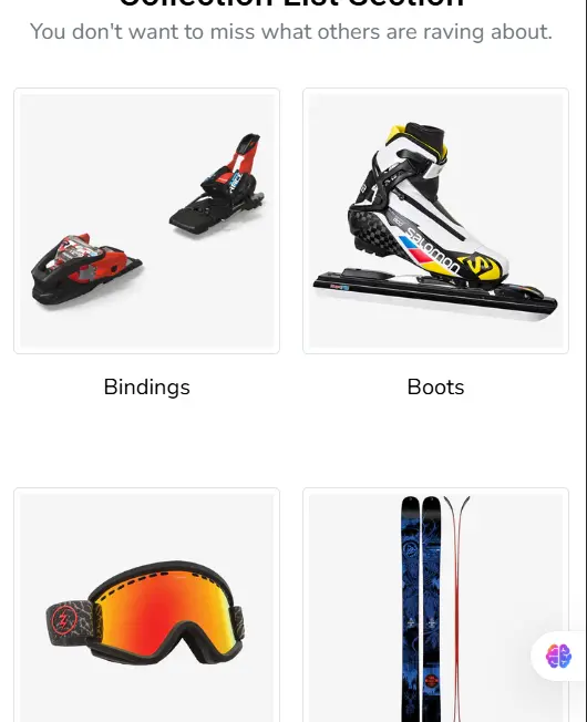 Eyes Shopify theme mobile image