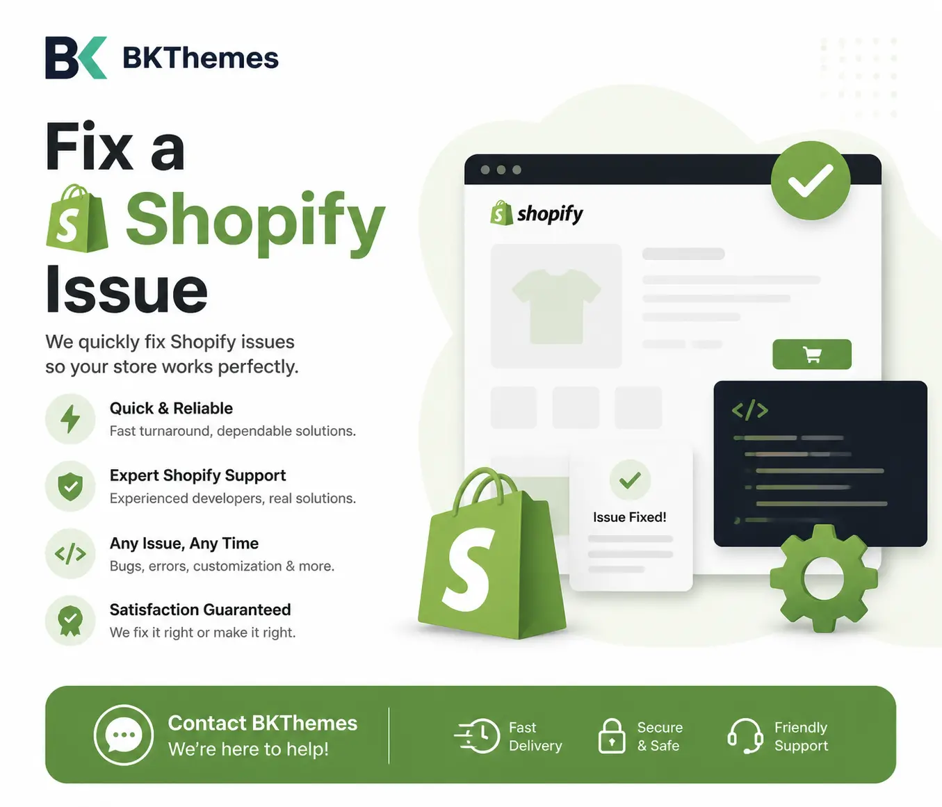 Fix a Shopify Issue
