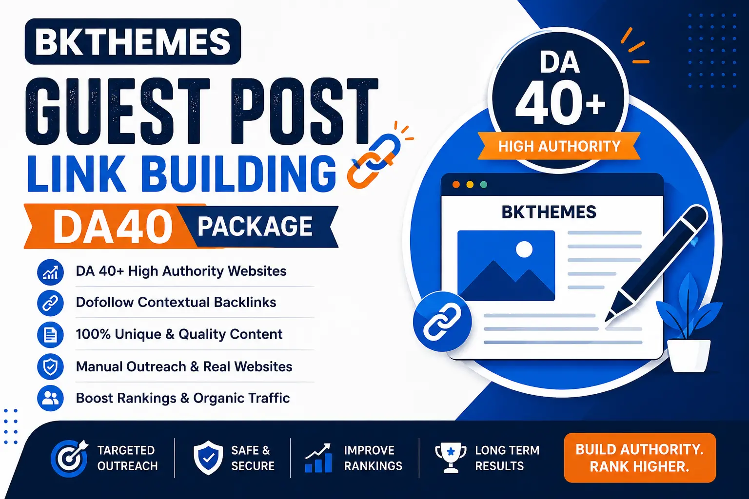Link Building DA 40+